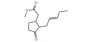 Methyl 2-(3-oxo-2-((E)-pent-2-enyl)-cyclopentyl)-acetate
